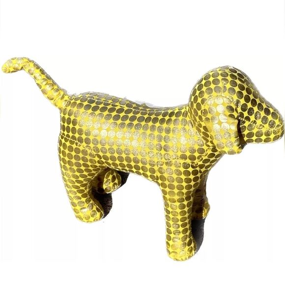 VICTORIA SECRET PINK Plush Stuffed Animals Gold Hope Dog and Pink Nation Dog - Picture 5 of 14